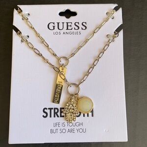 New GUESS Inspo Strength Necklace